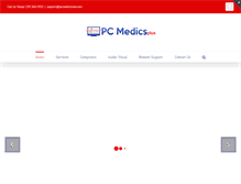 Tablet Screenshot of pcmedicsnow.com